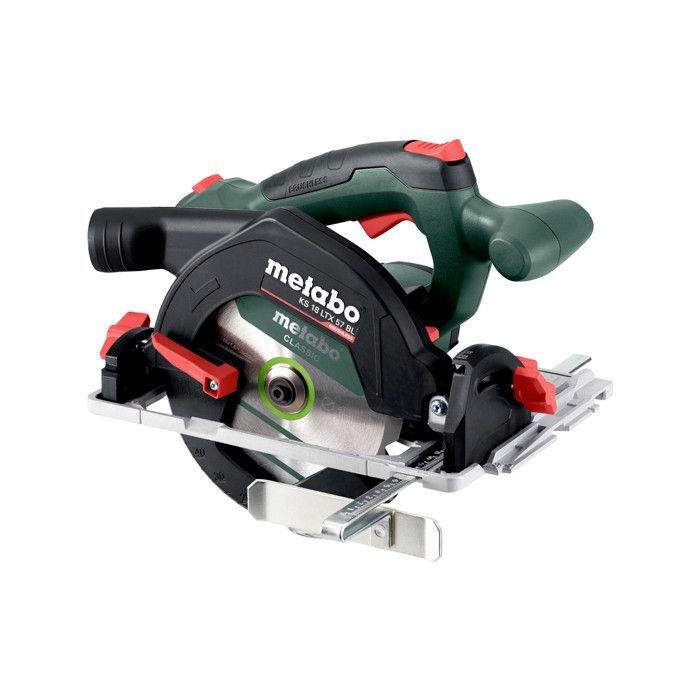Scie circulaire sans fil metabo KS 18 LTX 57 BL 18 V Profondeur de coupe 57 mm Inclinaison jusquà 50°