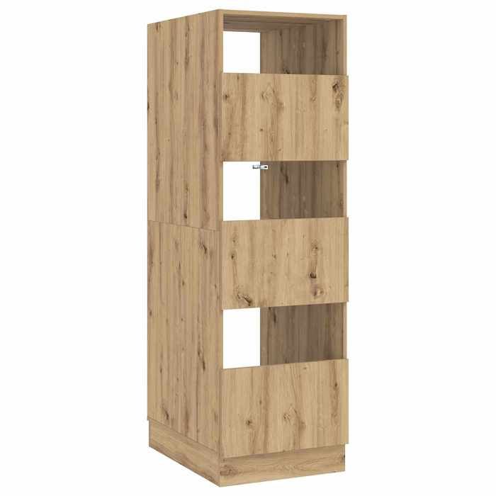 MOTHINESSTO Armoire à Laver avec stockage Chêne artisanal Bois dingénierie - Mothinessto