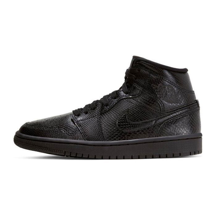 Baskets Nike Air Jordan 1 Mid Wmns Noir