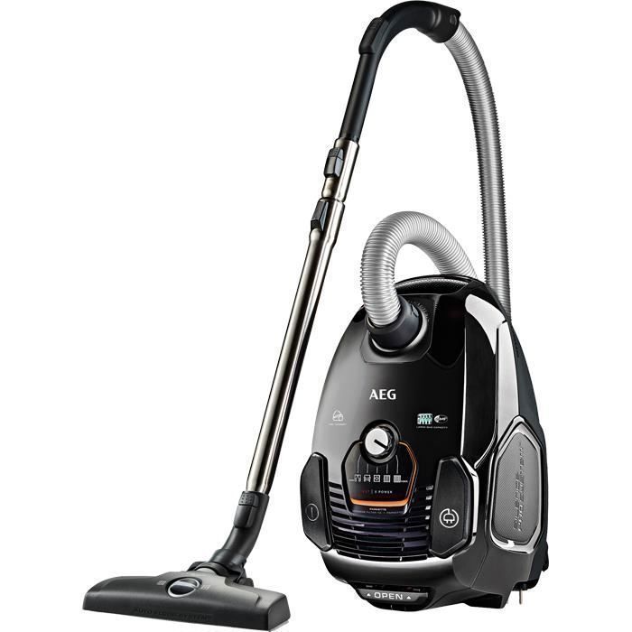 Aspirateur cylindrique AEG VX7-2-EB-P - 550 W - A+ - 21,2 kWh - Sac à poussière - Filtre hygiénique