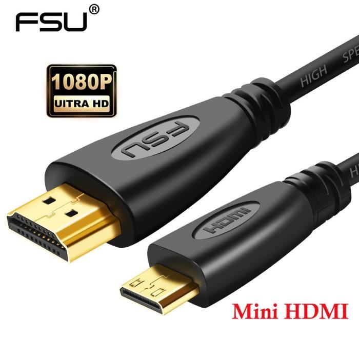 Adaptateur mini HDMI mâle vers HDMI femelle 4K 60Hz au meilleur prix