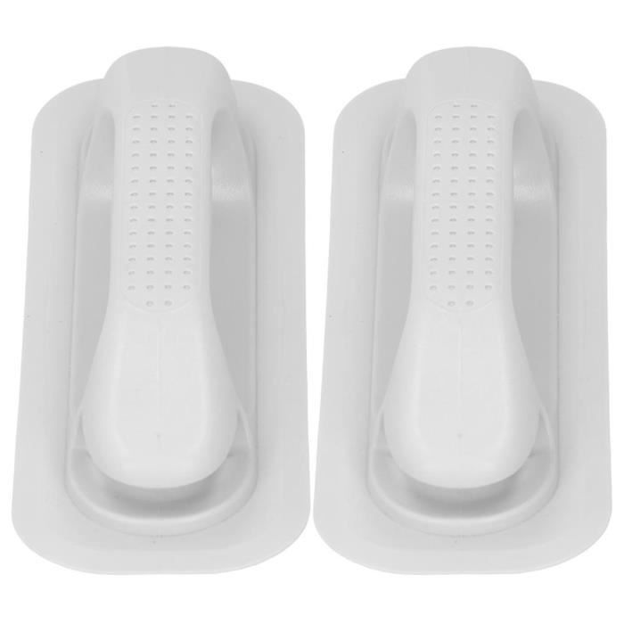 2 Poignées De Traction Pour Trappe De Bateau - Acier Inoxydable Poli Miroir, Avec Vis