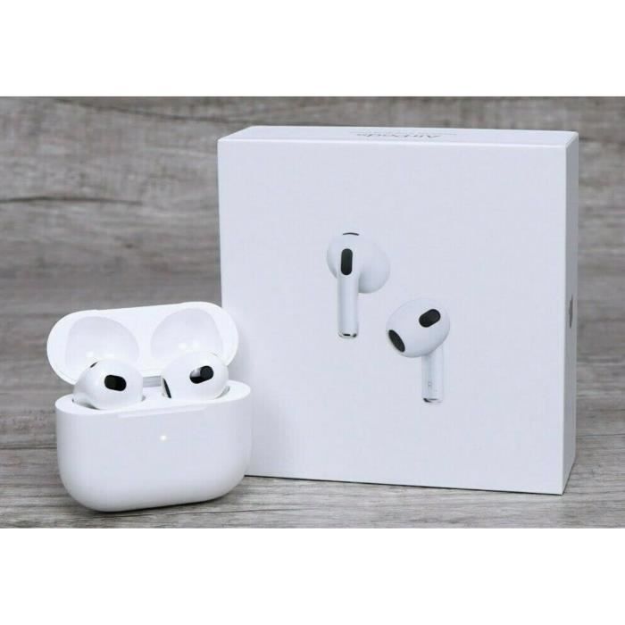Écouteurs reconditionnés Apple airpods 3ème génération avec étui de  chargement sans fil - Cdiscount TV Son Photo