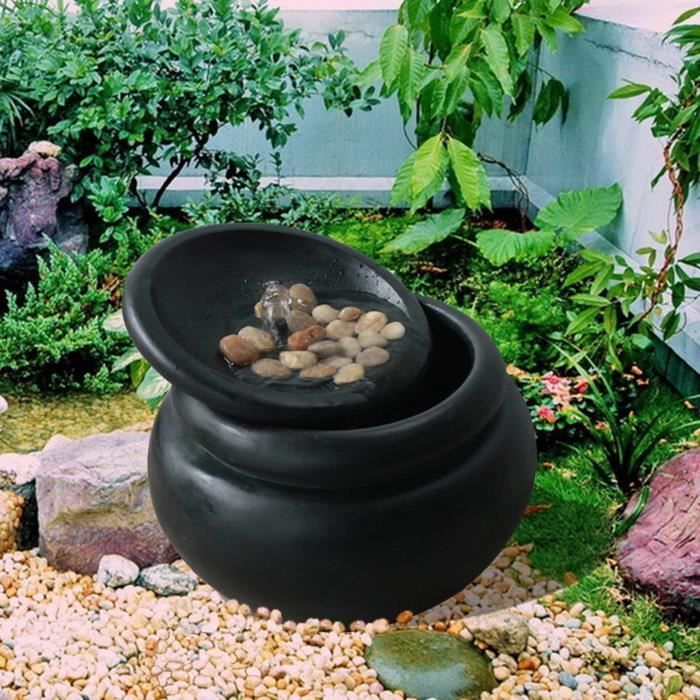Fontaine Extérieur Jardin Pot Décoration Chute Deau Cascade Avec Pompe Peaktop Fi0031aa Eu