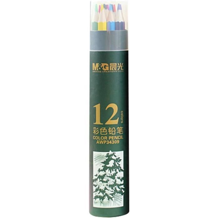 Boîte De 36 Crayons Aquarelle Mondeluz (Koh-I-Noor) - Bois De Cèdre, Pigments Haute Qualité, Diluables à L'eau