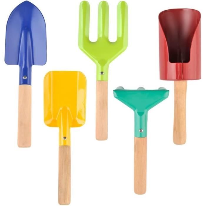 Pelle De Jardin Sourcing Map En Métal (26.3cm) - Outil De Jardinage Rouge Avec Poignée Trouée