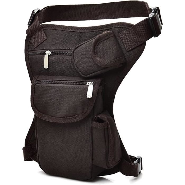 Sac Cuisse Moto Xieben Nylon Noir 3 Poches - Neuf Avec étiquettes