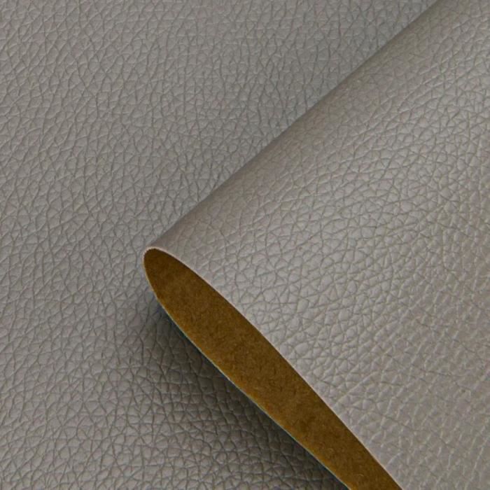 Patch Réparation Cuir PU - 50x137cm Blanc - Adhésif Fort Pour Canapé Siège Auto - DIY