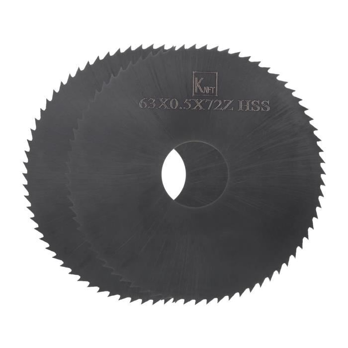 Hojas De Sierra Circular QUARKZMAN 63 Mm, 72 Dientes, Recubiertas De Nitruro - Para Metal, Aluminio, Plástico