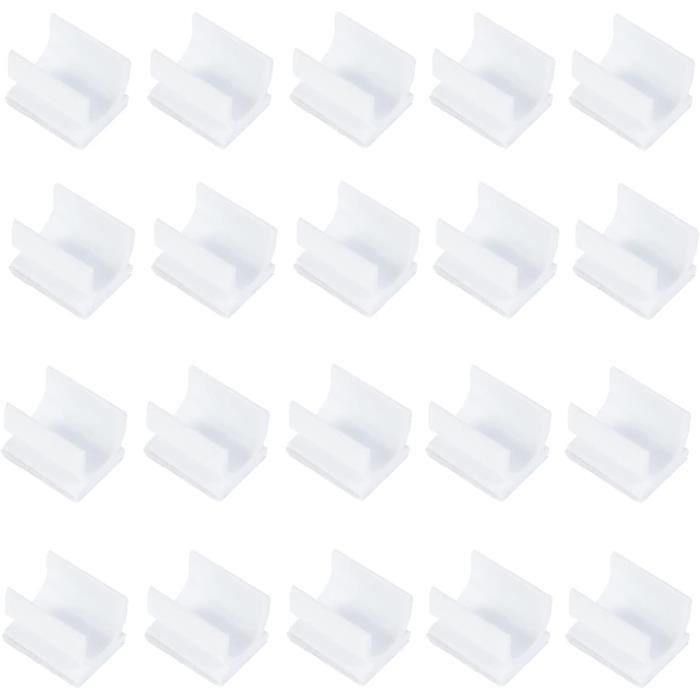 Lot De 8 Pinces à Stylo Autocollantes Avec Ressort Réglable - Pour Bureau, Frigo, Tableau Blanc, Organisation