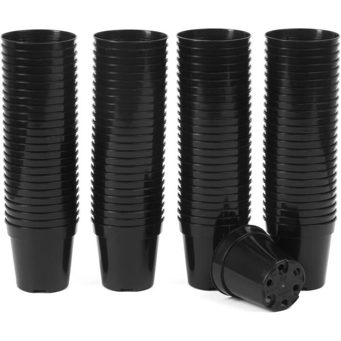 Windhager Lot de 48 Pots de Culture Ronds sans Tourbe - 6 cm - 04344 - Marron