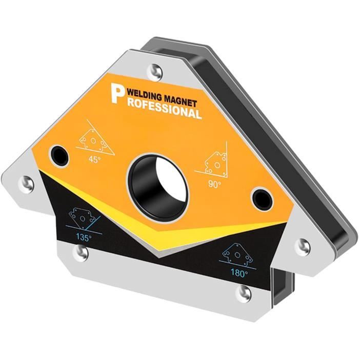 4 X 4" Grand Magnétique Aimant Soudure Support Jusqu'à 50lbs 45 90 135