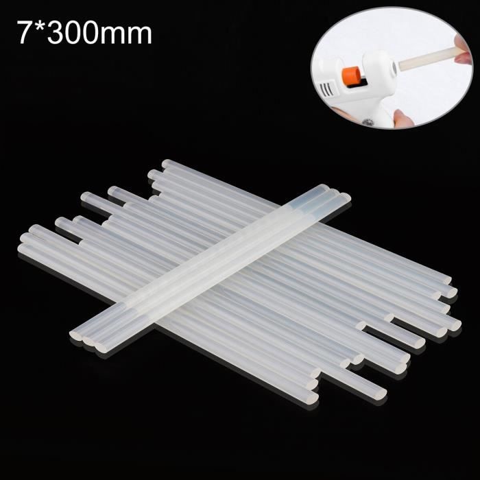 20 Bâtons De Colle Thermofusible Uxcell - 100mm X 7mm, Vin Rouge, Pour La Plupart Des Pistolets à Colle