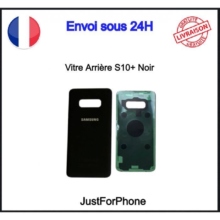 Vitre arrière capot cache batterie Rouge avec adhésif pour Samsung Galaxy S10 Vitre arrière capot cache batterie Rouge avec adhésif pour Samsung Galaxy S10