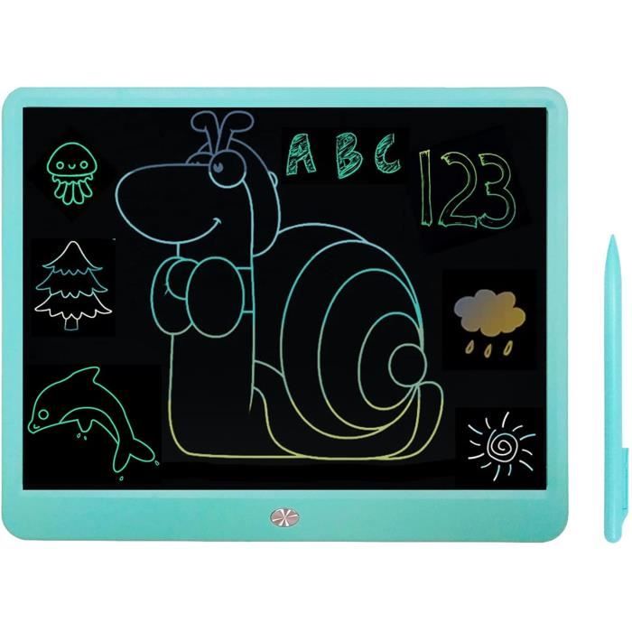 ACROPAQ Tablette Dessin Enfant- Ardoise Magique 10 pouces LCD- Tablette Ecriture Graphique - Ecran couleur LCD- Rose - La Poste