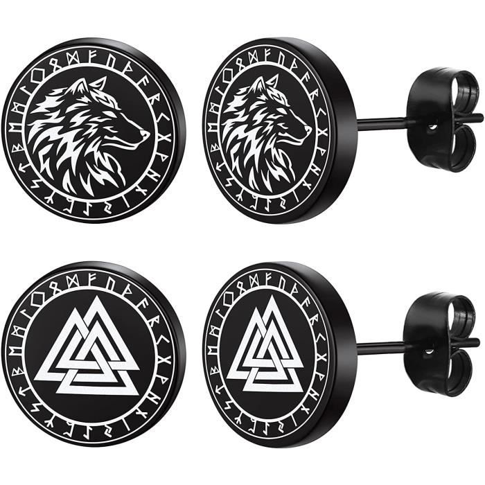 Boucles D'oreilles Acier Inoxydable Boucles D'oreilles Homme Ozmw