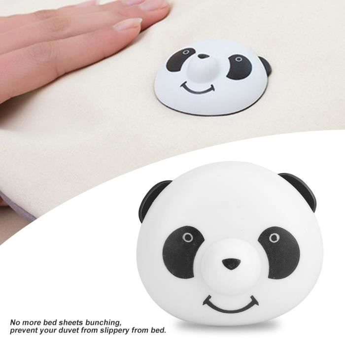 24 Clips Fixateurs De Couette Panda Mignons - Anti-Dérapant Pour Housse De Couette & Draps