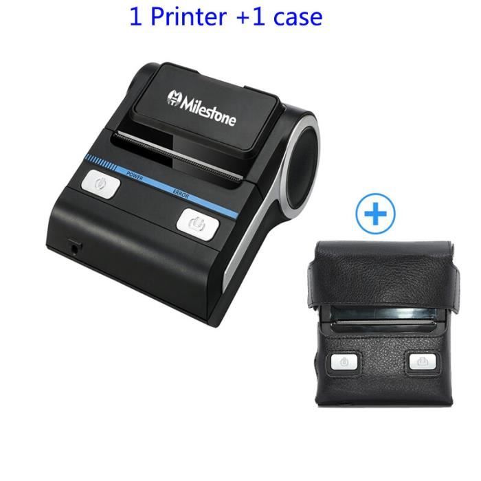 2windeal® Mini Pocket Imprimante thermique Bluetooth avec 5