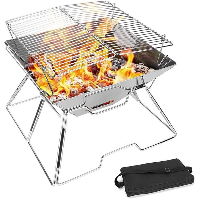 Table de Barbecue Extérieure Pliante Portable Ultra-Légère en Alliage d