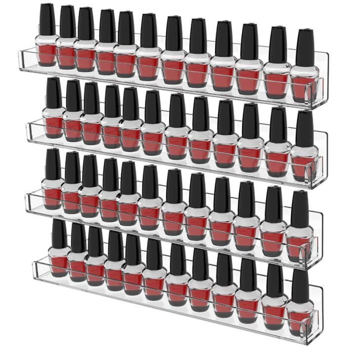 2x Organisateur Vernis à Ongles 7 Niveaux Acrylique Transparent - Support Maquillage & Huiles Essentielles Vernis Peinture 2x Organisateur Vernis à Ongles 7 Niveaux Acrylique Transparent - Support Maquillage & Huiles Essentielles Vernis Peinture