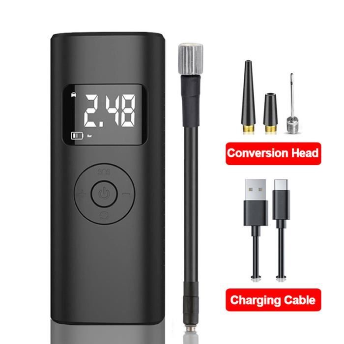 Compresseur D'air Voiture 12V 260 PSI - Pompe à Pneus Portable Compacte Pour Ballons, Matelas...