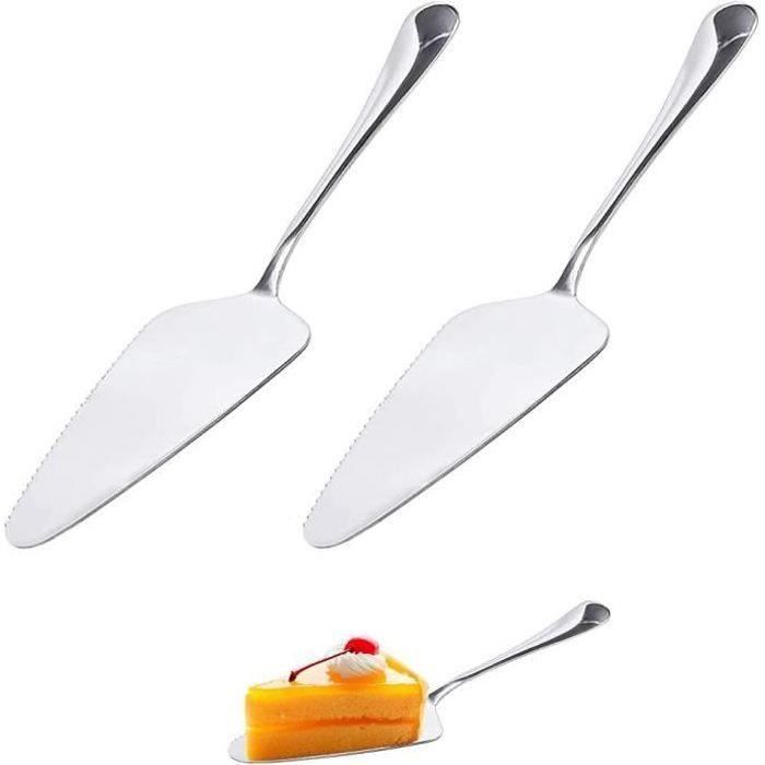 Lisseur Patisserie 2 Spatules à Gâteau En Acier Inoxydable - Double Face Lisse Et Motif - Pour Glaçage, Décoration Pâtisserie