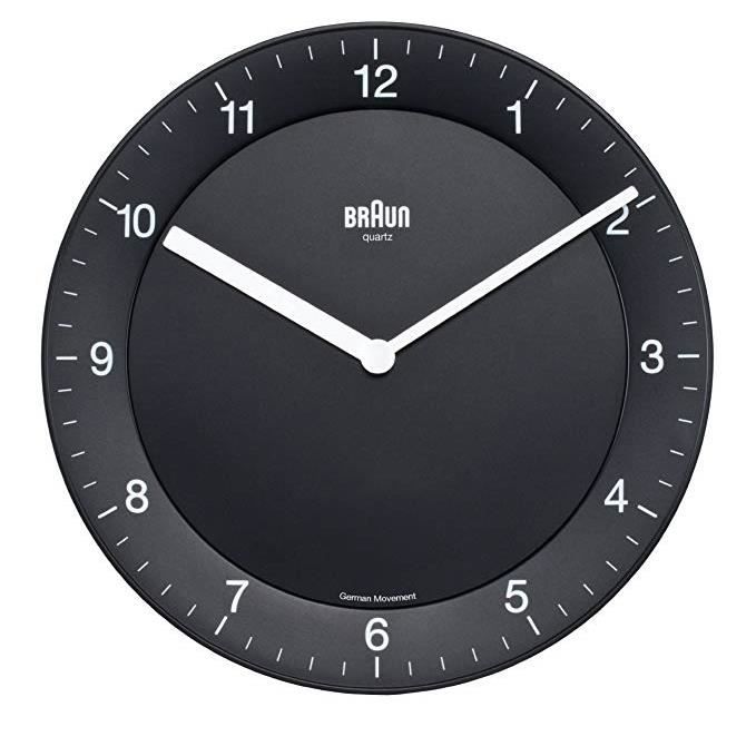 Réveil Analogique Braun BC07W-DCF - Radiocommandé Pour Fuseau Europe Centrale (GMT+1)