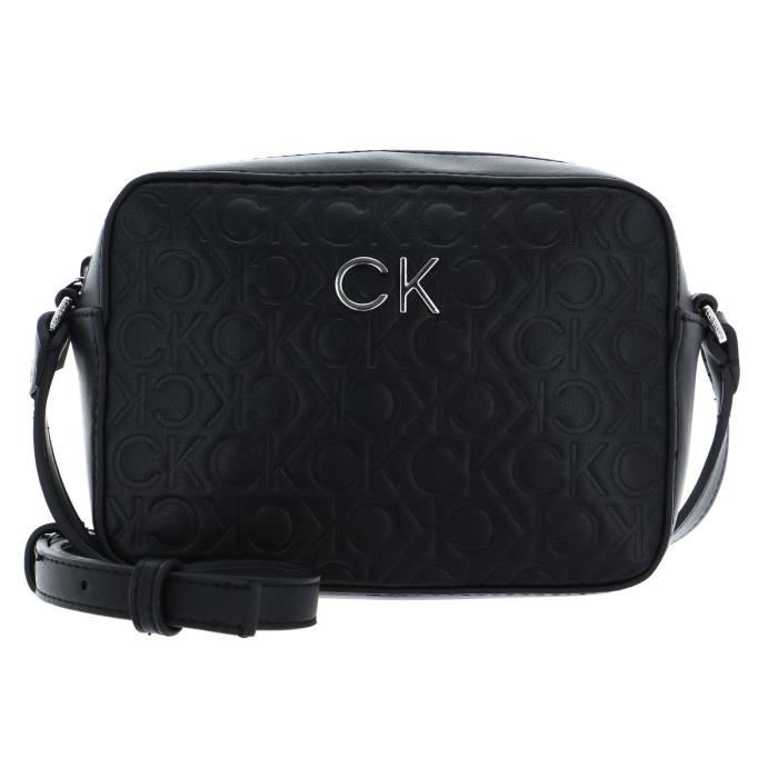 Calvin Klein ReLock Camera Bag EMB Mono CK Black [197836] sac à