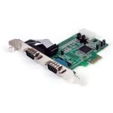 STARTECH Carte PCI Express à 2 ports série RS232 DB9 avec UART 16550 - PCI Express - PC, Mac, Linux