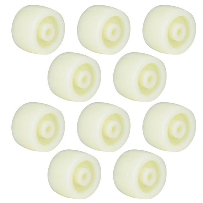 PATIKIL Roue De Poulie En Nylon 5 X 21,6 X 7 Mm, Lot De 4 Roues à