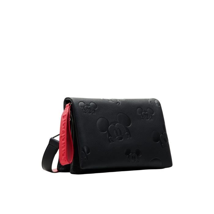 Sac bandouliere femme Desigual All Mickey 23 noir TU Cdiscount Bagagerie Maroquinerie
