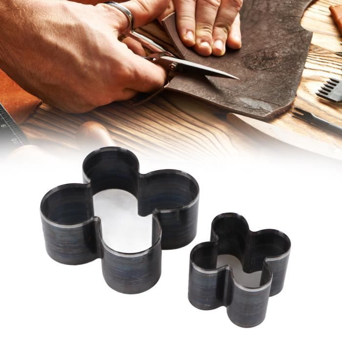Matrice Découpe Ronde 50 Mm – Emporte-Pièce Cuir, Plastique, Carton, Acier Allié + Bois De Bouleau