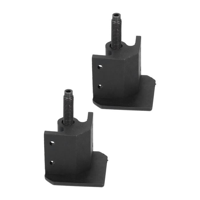 4 supports poteau réglables 100-150mm - galvanisés pour pergola clôture