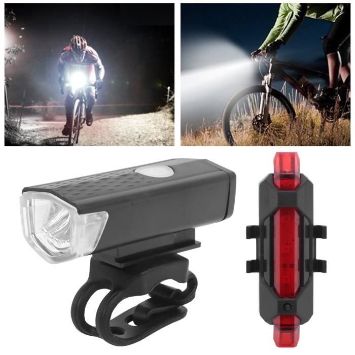 6000 lm DEL Vélo Feux rechargeable USB phare feu avant Torch