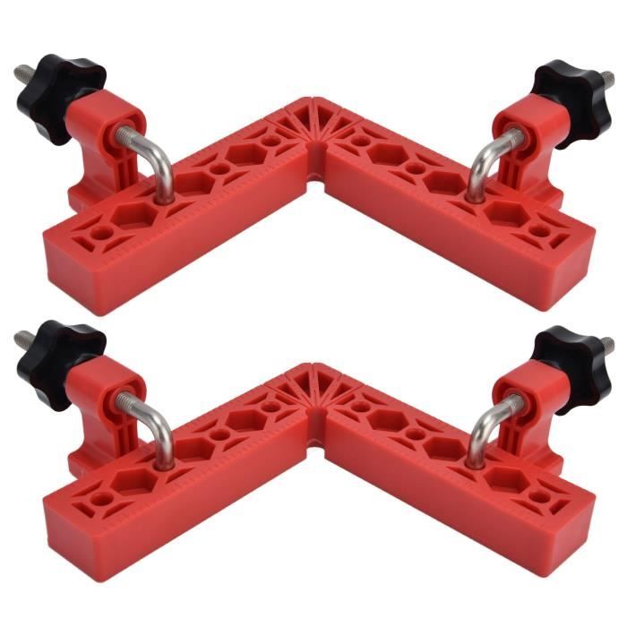 Support De Serrage à Noix Réglable - Pinces à Angle Droit Pour Laboratoire Ou Atelier - Lot De 2
