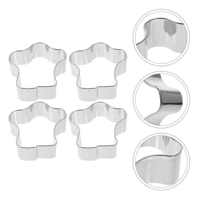 RFGHAC Lot De 4 Moules En Silicone Vintage Pour Décoration De