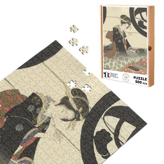 Puzzle 3D Japonais – Image D'Utagawa Yoshifuji, Fabrication Chinoise, Occasion
