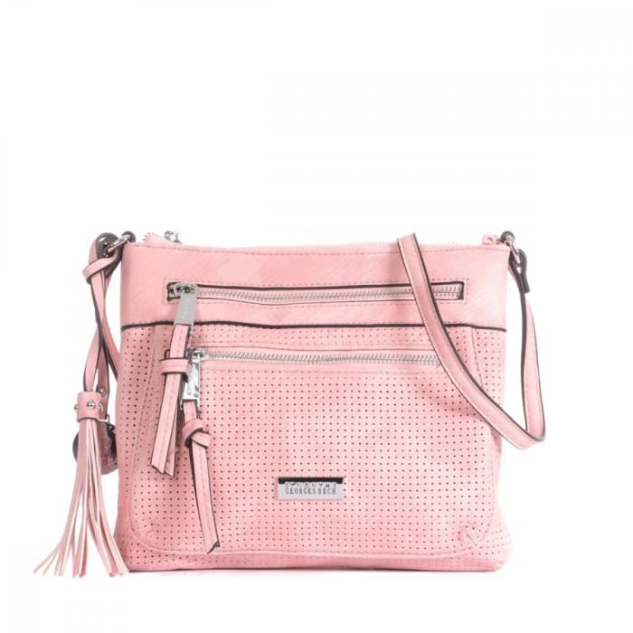 Sac bandoulière Rose Femme Georges Rech Nicomede