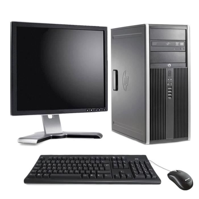 schoorsteen Tonen Rijpen PC de bureau - Hp Compaq 6000 Pro Format Tour 3,2Ghz - 2 Go - 250 Go +  Ecran 19 pouces - Cdiscount Informatique