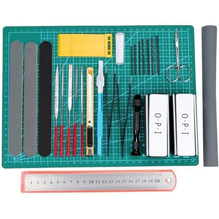 9 Pièces Gundam Modèle Outils Kit de Réparation de kit d'artisanat pour la construction de modèles de base pour les débutants et les modélisateurs avancés 9 Pièces Gundam Modèle Outils Kit de Réparation de kit d'artisanat pour la construction de modèles de base pour les débutants et les modélisateurs avancés