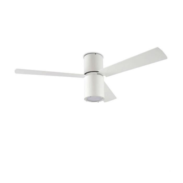 Leds C4 Ventilateur lumineux de plafond design Formentera Blanc