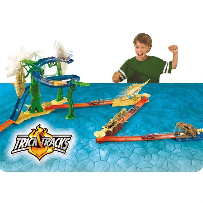 Hot Wheels MATTEL Méga Dino Challenge Circuit avec 1 voiture Mixte A partir de 3 ans