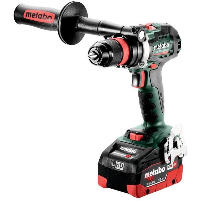 Perceuse visseuse Metabo BS 18 LTX BL Q I 2 x 5 5 Ah LiHD Système Metabo Quick 18 V