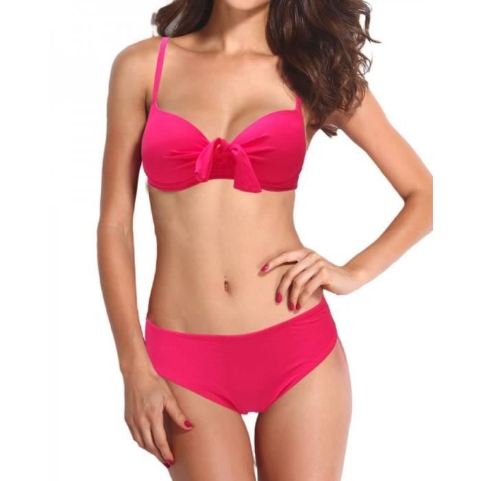 maillot de bain 2 pièces push up