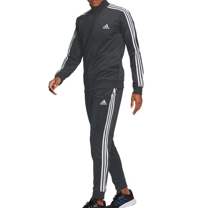 Jogging adidas gris homme best sale