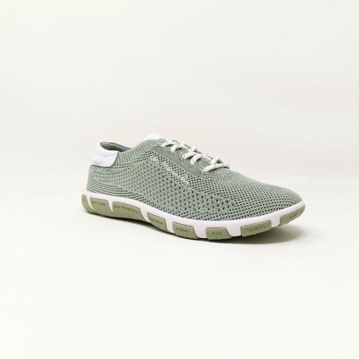 TBS FRANCE TBS BASKET TENNIS JAZARIA FLYKNIT VERT - JAZARIA-Q7395____VER____41