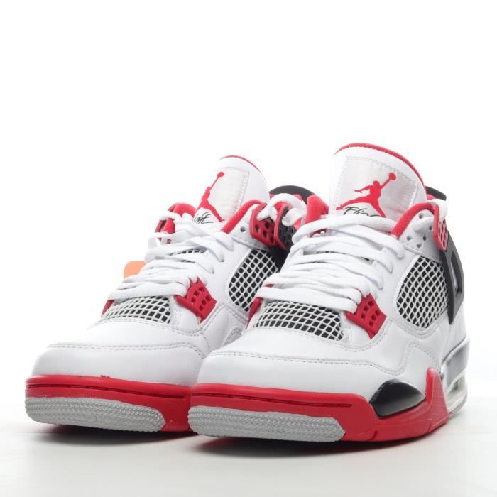 BASKETS x Air-Jordan 4 Retro FIRE RED 2020 DC7770-160 Homme Femme Sz-38 Sy1  - Cdiscount Chaussures