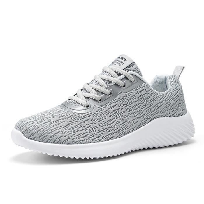 KIANII Baskets pour hommes Semelle flexible Confortable Respirant Léger Mode Chaussures décontractées dextérieur