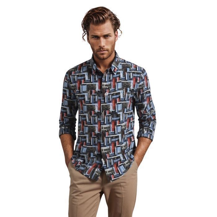 Cdiscount Chemise Ete Homme Manche Longue Chemise En Coton Et Lin