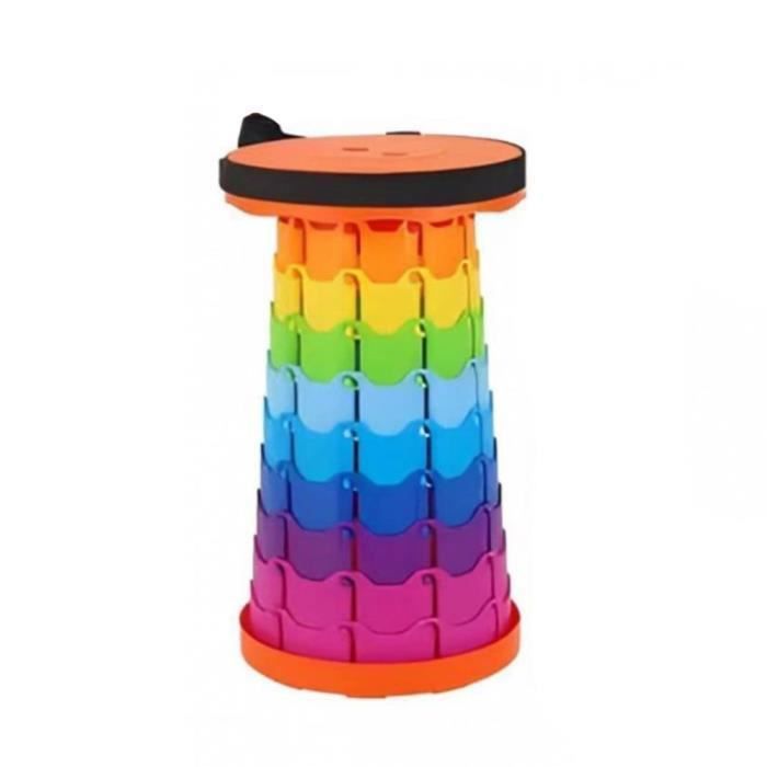 Tabouret Télescopique - OHMG - Pliable et Réglable en Hauteur - Charge de 150kg - pour Randonnée et Pêche